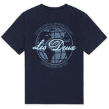 Les Deux Kids Dark Navy Globe T-Shirt