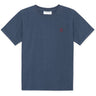 Les Deux Kids Dark Denim Blue Norregaard Contrast T-Shirt