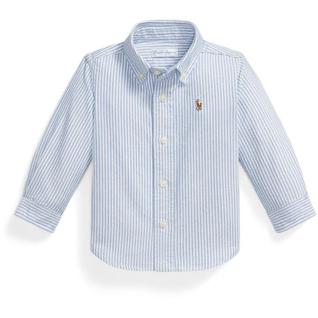 Ralph Lauren Baby Lt Blue Stripe Sport Skjorte
