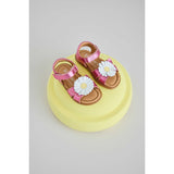 Bisgaard Pink Metallic Barefoot Oya Sandal