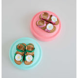 Bisgaard Pink Metallic Barefoot Oya Sandal