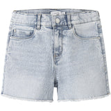 Name It Light Blue Bleached Denim Nkfrose Hw Mom Dnm Shorts 8222-Ya Noos