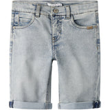 Name It Light Medium Blue Denim Nkmtheo Xsl Dnm L Shorts 6622-Cl Noos