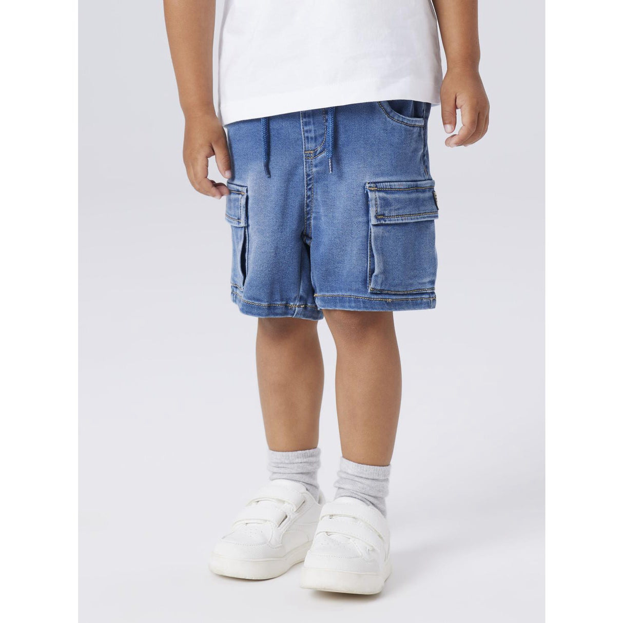 Name It Denim Blue Nmmben Baggy Dnm L Shorts 8610-To Noos