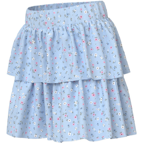 Name It Ice Water Small Floral Nkfvinaya Skjørt Fff Noos
