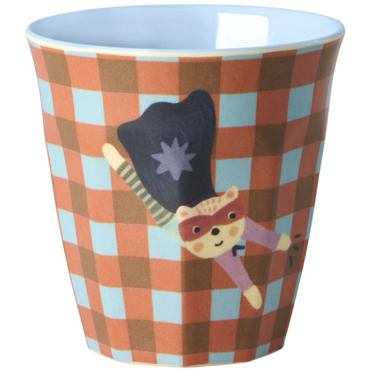 Rice Melamin Kids Kopp Med Hero Print - Green - Small - 6 Pakke - 160 Ml