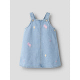 Name It Medium Blue Denim Balloons Nbfsilla Dnm Smekke Skjørt 4999-Za