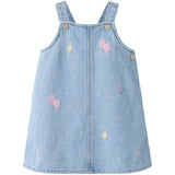 Name It Medium Blue Denim Balloons Nbfsilla Dnm Smekke Skjørt 4999-Za