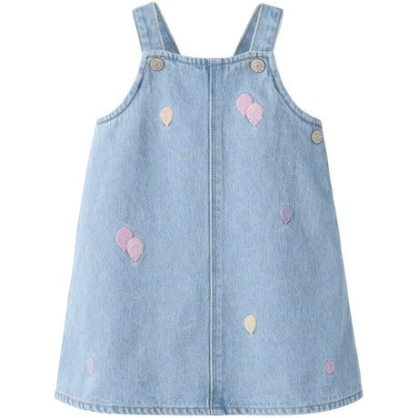 Name It Medium Blue Denim Balloons Nbfsilla Dnm Smekke Skjørt 4999-Za