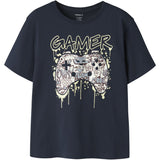 Name It Navy Blazer Gamer Nkmvictor Ss Nreg Topp