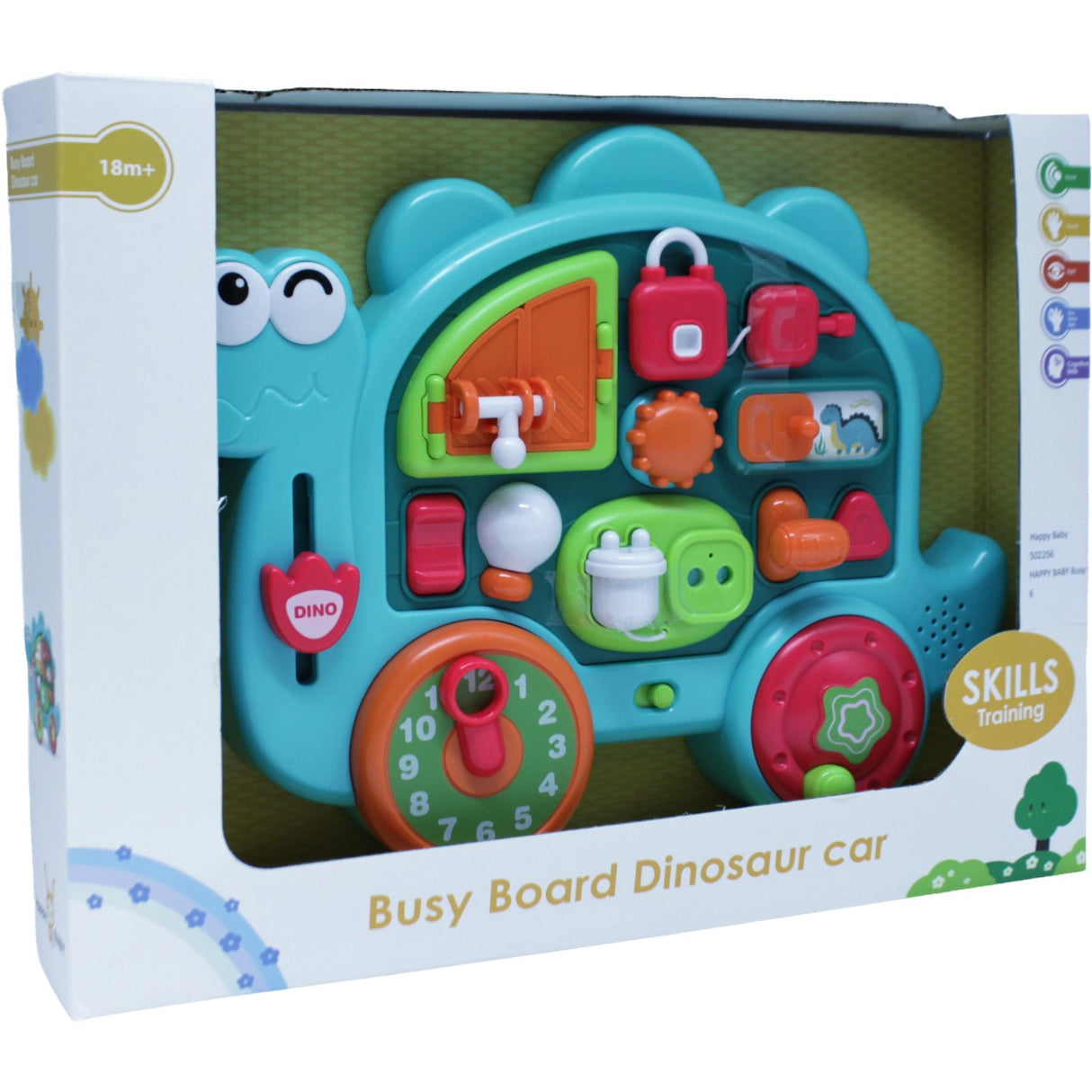 Happy Baby Busy Board Dinosaur With Light And Music