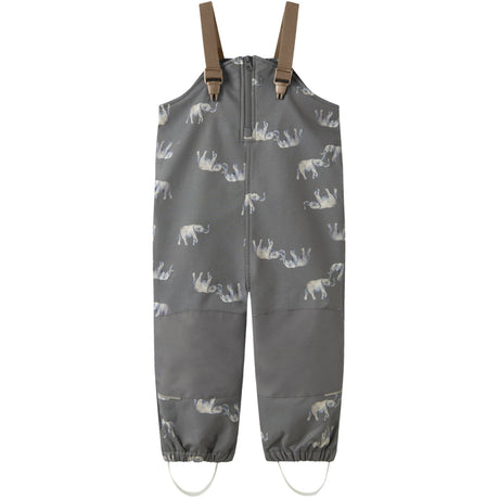 Name It Quiet Shade Elephant Nmmalfa08 Softshell Smekke Bukser AOP Fo