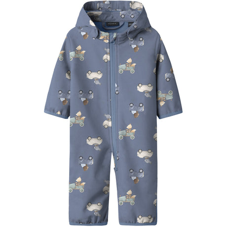 Name It Country Blue Cute Explorer Nbmalfa08 Softshell Drakt AOP Fo