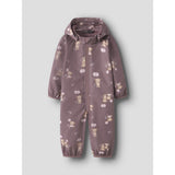 Name It Wistful Mauve Balloon Teddy Nbfalfa08 Softshell Drakt AOP Fo