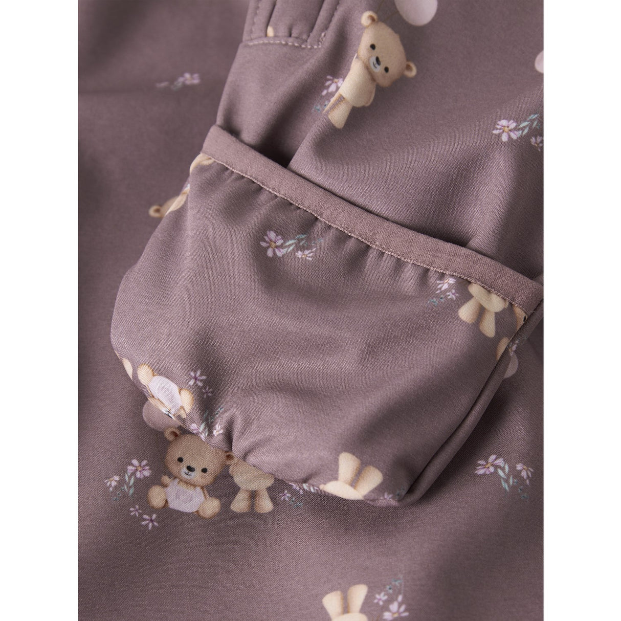 Name It Wistful Mauve Balloon Teddy Nbfalfa08 Softshell Drakt AOP Fo