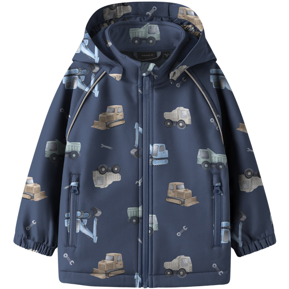 Name It Oceana Construction Nmmalfa08 Softshell Jakke AOP2 Fo