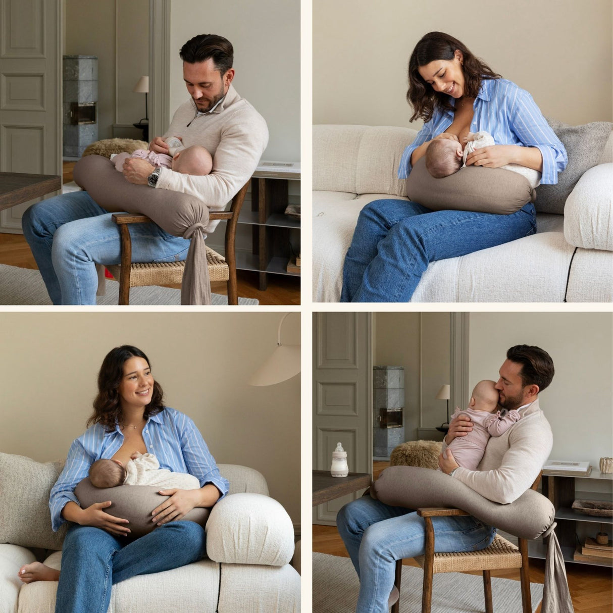 bbhugme Hazel Brown Nursing Pute