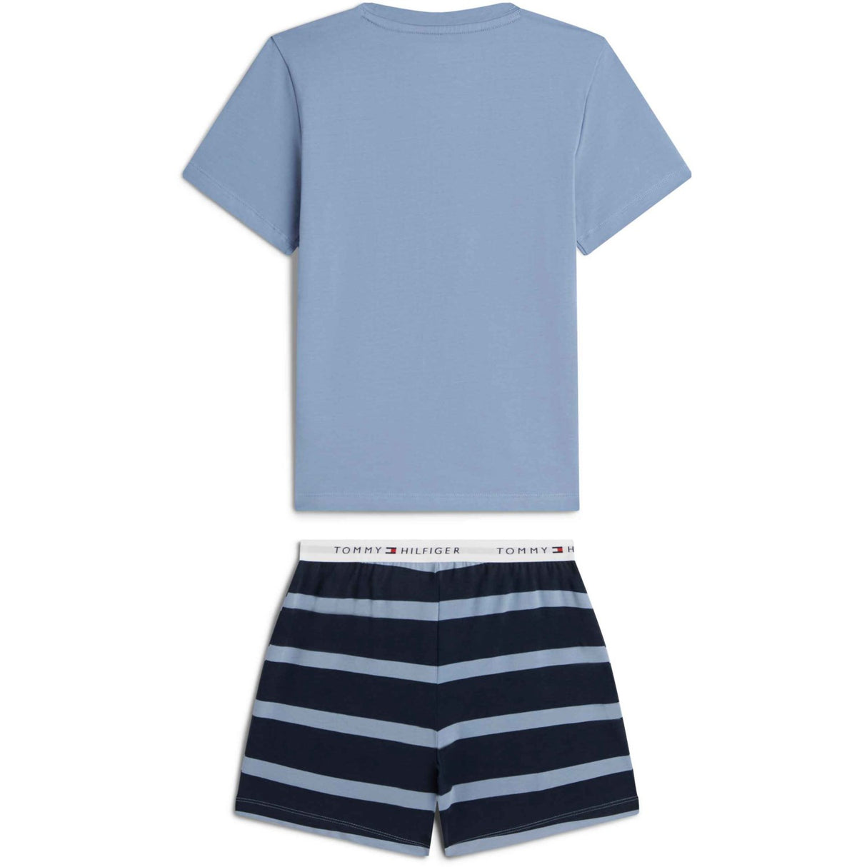 Tommy Hilfiger Rugby Stripe / Brisk Blue Ss Pj Sett