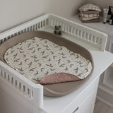 Sebra Rose Powder Blossom Changing Mat Towels 2-Pakning Muslin