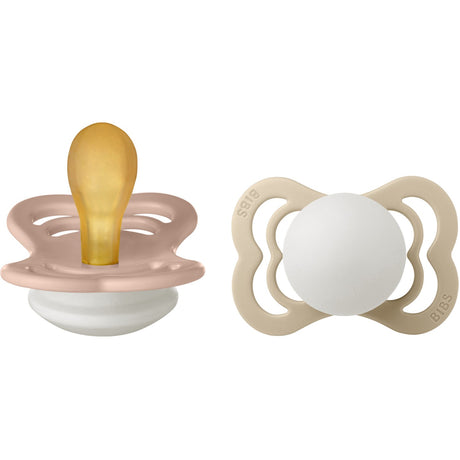 Bibs Supreme Latex Sutter Glow 2-pak Symmetrisk Blush/Vanilla