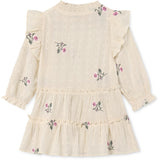 Fliink Sandshell Dobby Ls Rose Embr Kjole