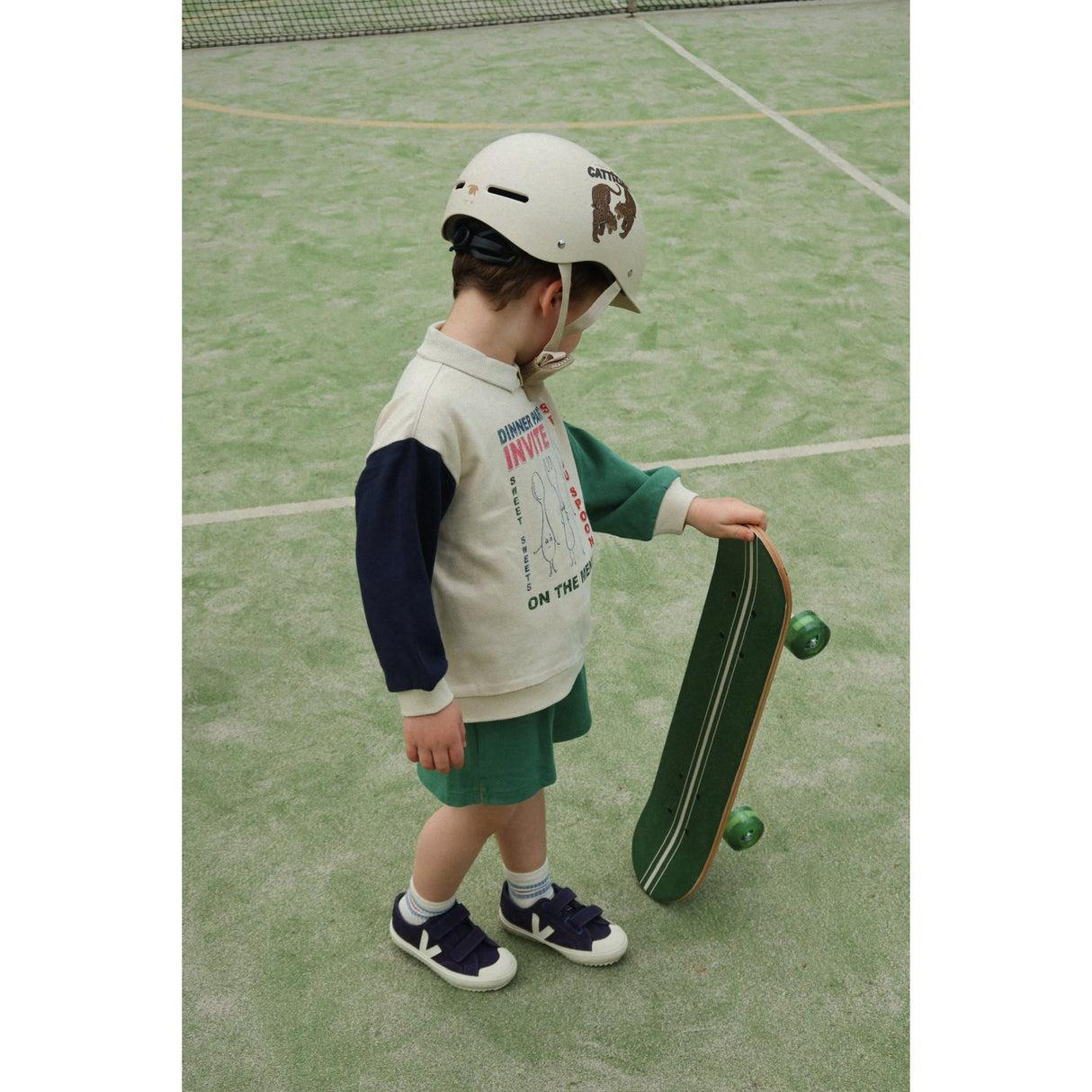 Konges Sløjd Multi Color Spotty Ls Polo Gots