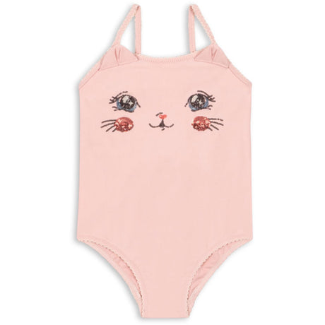 Konges Sløjd Powder Pink Kitty Badedrakt Grs