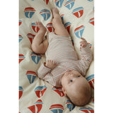 Konges Sløjd Stripe Tricolore Petit Basic Ls Newborn Body Gots