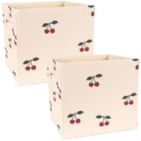 Konges Sløjd Cherry Stoff Oppbevaring Baskets 2 Pcs