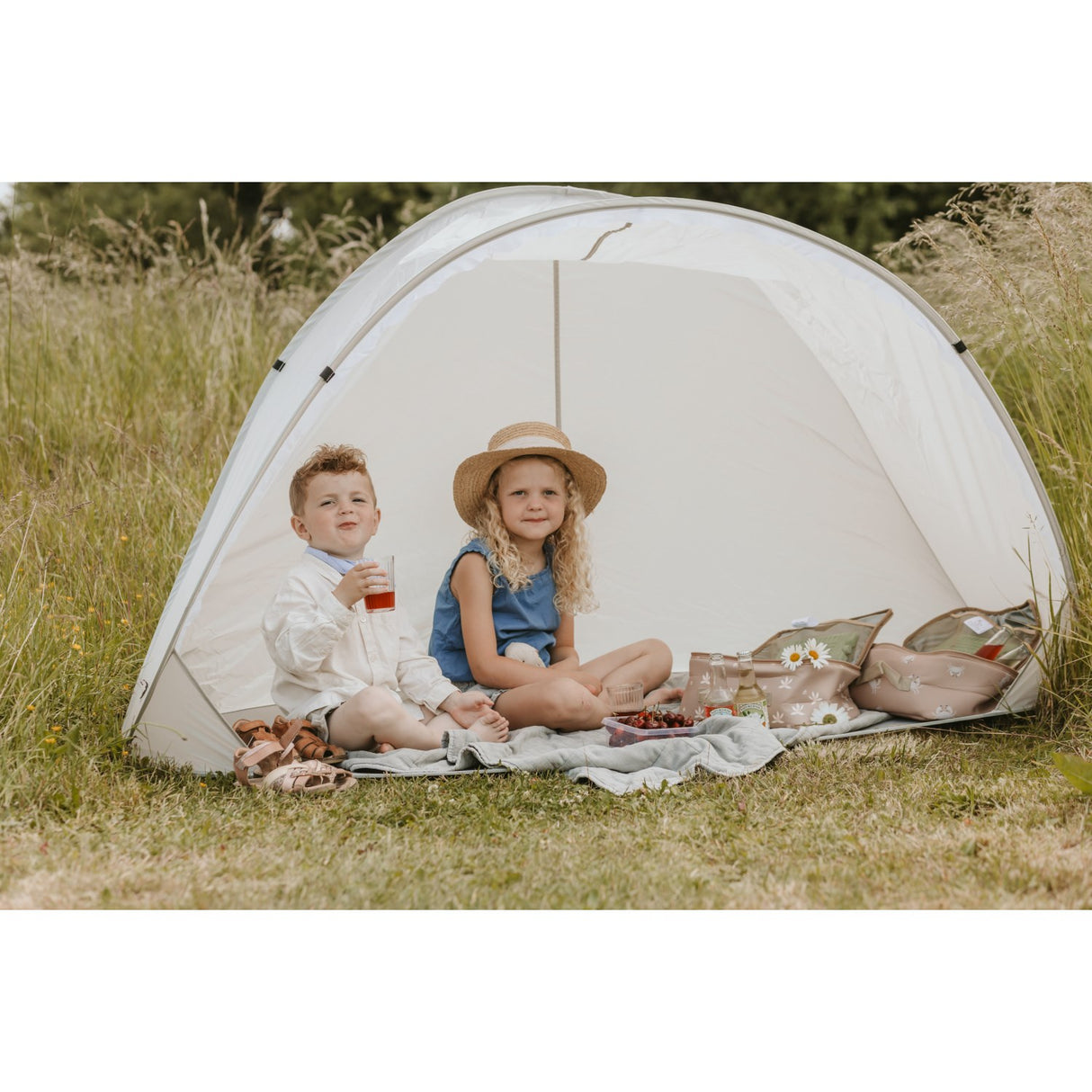 Vanilla COPENHAGEN Oyster Grey Pop-Up Telt Family