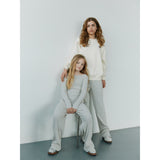 Sofie Schnoor Grey Striped Abigalesy Jersey Bukser