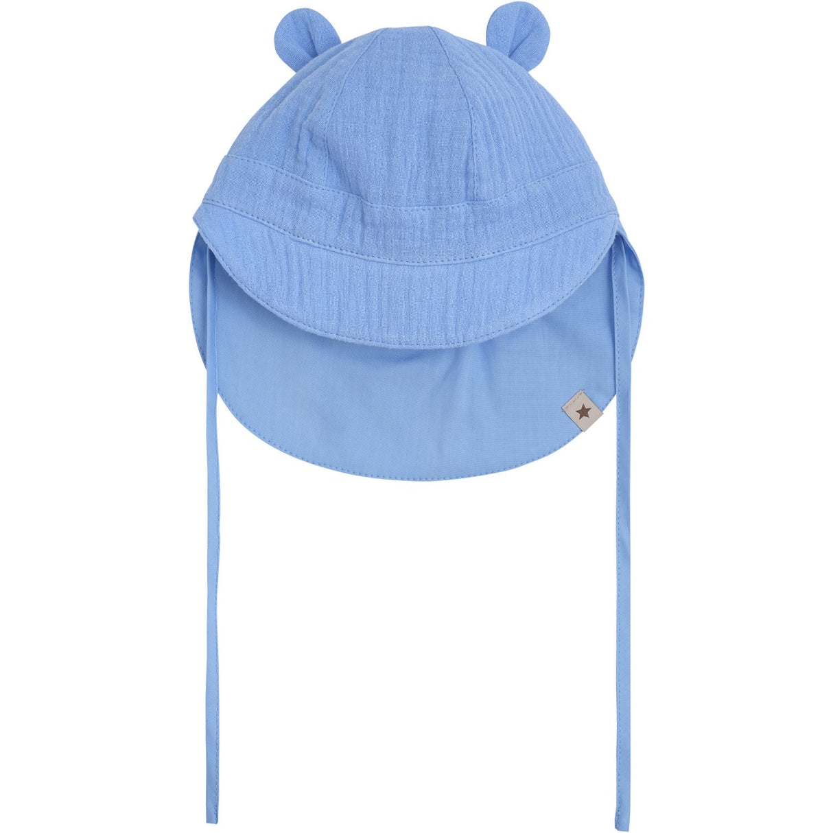 Huttelihut Della Robbia Blue Summer Lue Ears Muslin