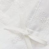 Huttelihut Antique White Summer Lue Embroidery