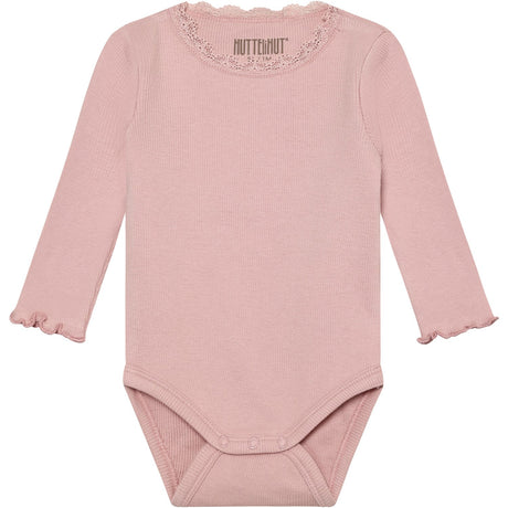 Huttelihut Pale Mauve Body Ls Rib