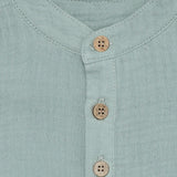 Huttelihut Gray Mist Playsuit Ss Muslin