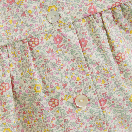 Huttelihut Double Cream Kjole Ss In Liberty Stoff