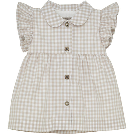 Huttelihut White Pepper Kjole Ss Woven Check