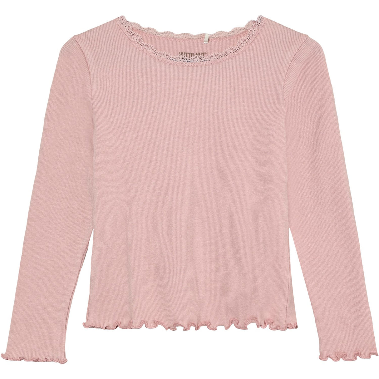 Huttelihut Pale Mauve Bluse Rib