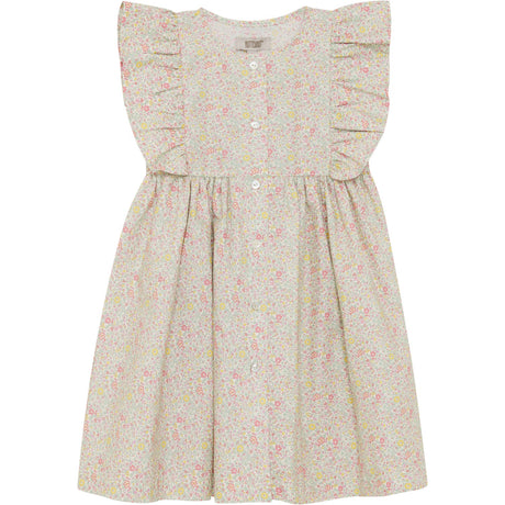 Huttelihut Double Cream Kjole Ss In Liberty Stoff
