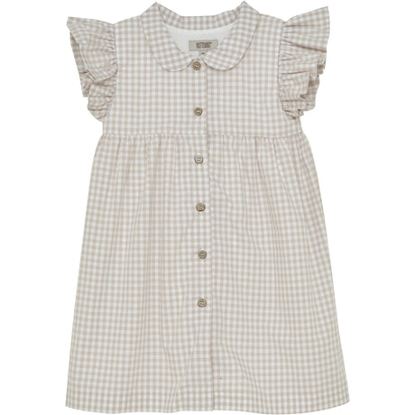 Huttelihut White Pepper Kjole Ss Woven Check