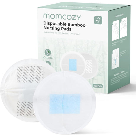 Momcozy Bambus Fiber Disposable Nursing Pads 120-Pack