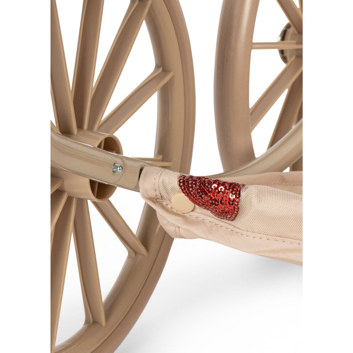 Konges Sløjd Strawberry Minnie Tyll Dukke Klapvogn