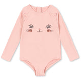 Konges Sløjd Powder Pink Kitty Ls Badedrakt Grs