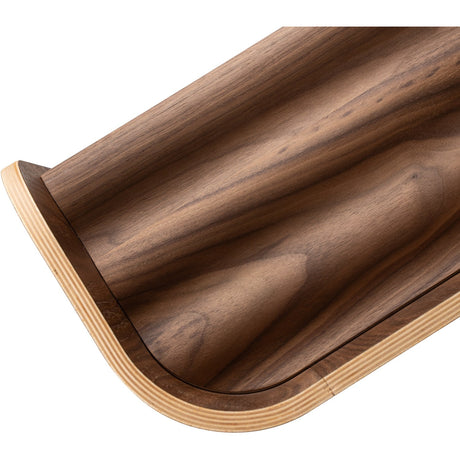 Curve Lab Walnut Curvy Bokhylle