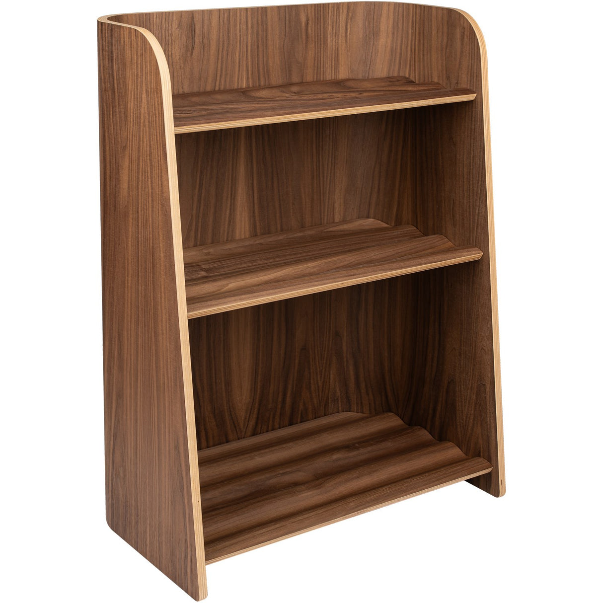 Curve Lab Walnut Curvy Bokhylle