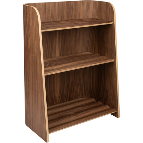 Curve Lab Walnut Curvy Bokhylle
