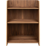 Curve Lab Walnut Curvy Bokhylle