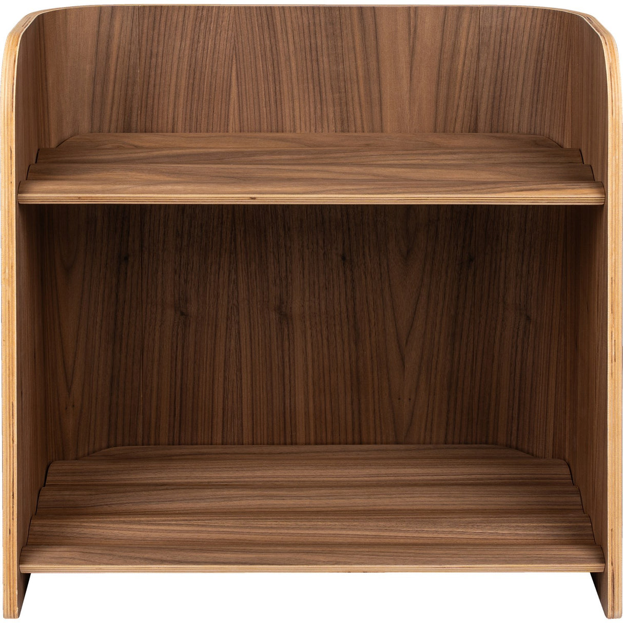 Curve Lab Walnut Small Curvy Bokhylle