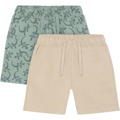 Minymo Lily Pad Sweat Shorts 2-Pakning