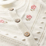 Minymo Vanilla Ice Cardigan Strikk